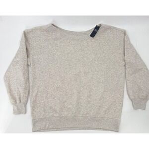 New Abercrombie & Fitch Sweatshirt Womens XL Gray Soft A&F Collection Pullover
